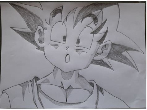 desenho de desenhar do goku|Como Desenhar o Goku — 19 Passos para o Desenho .